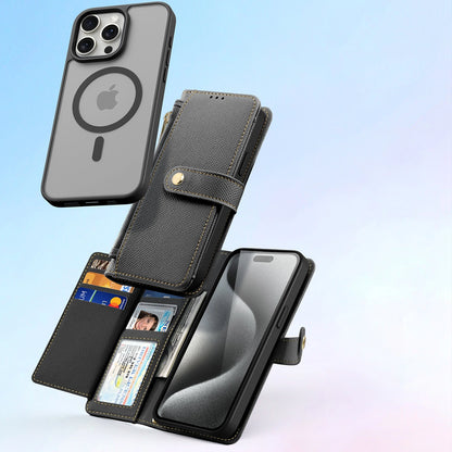 Dux Ducis Lawa Leather Case for iPhone 15 Pro - Black_3