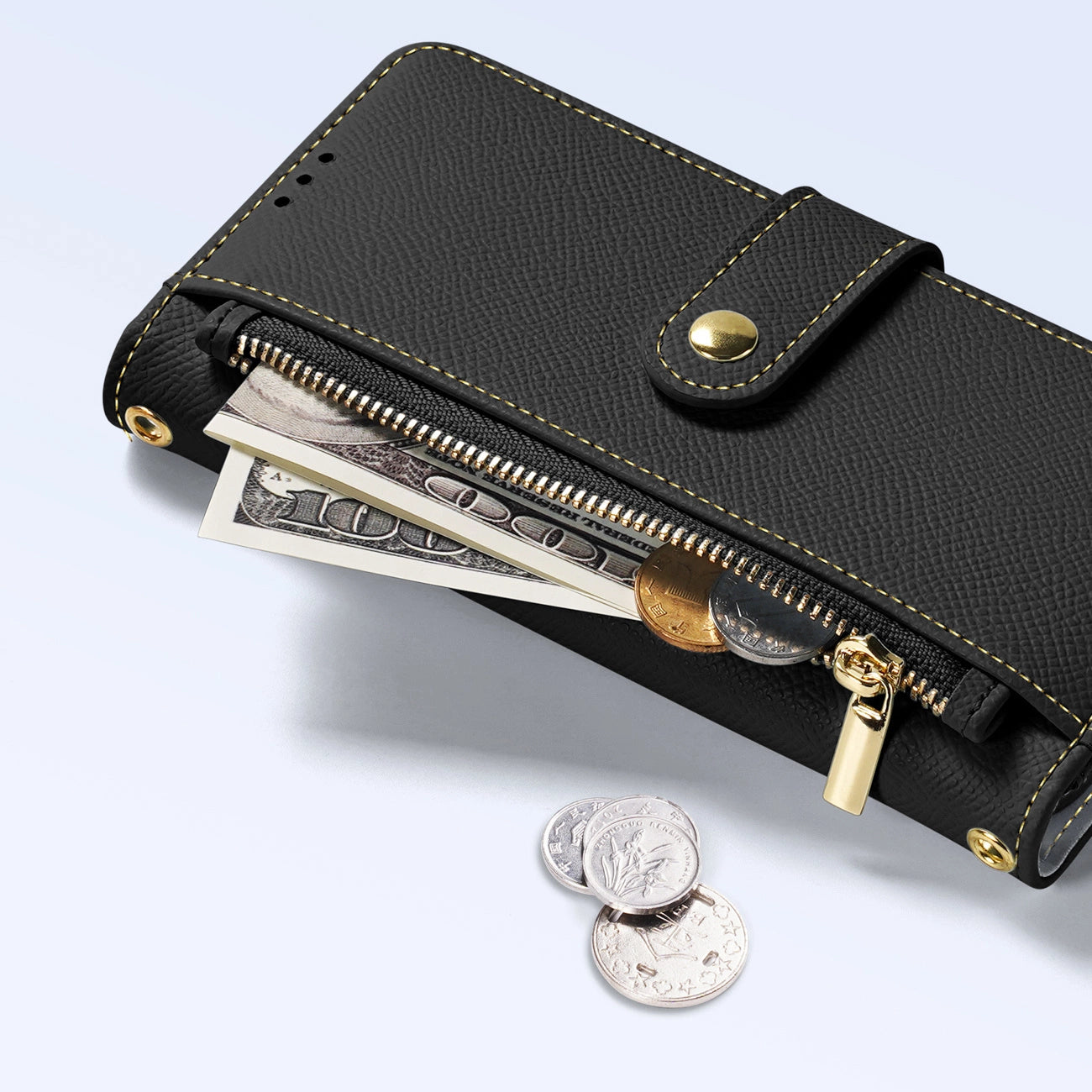 Dux Ducis Lawa Leather Case for iPhone 15 Pro - Black_8