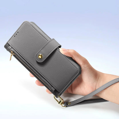 Dux Ducis Lawa Leather Case for iPhone 15 Pro - Gray_10