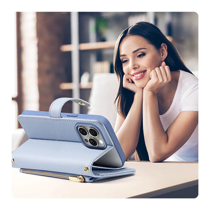 Dux Ducis Lawa Leather Case for iPhone 15 Pro - Blue_13