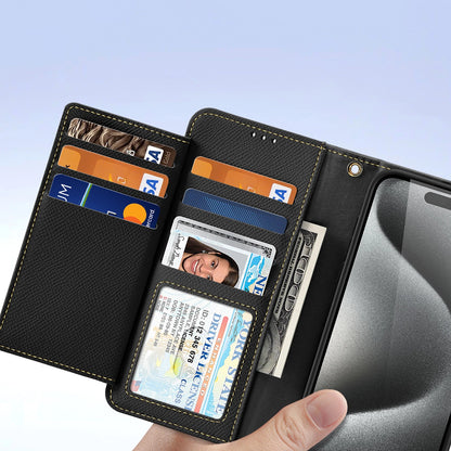 Dux Ducis Lawa Leather Case for iPhone 15 Pro Max - Black_3