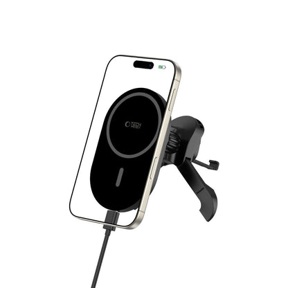 Tech-Protect MM15W-V6 Magnetic MagSafe Car Air Vent Holder - Black_1