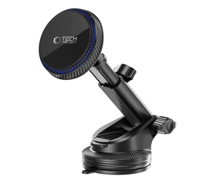 Tech-Protect MM15W-V4 Magnetic MagSafe 15W Car Holder for Cockpit / Windshield / Air Vent - Black_2