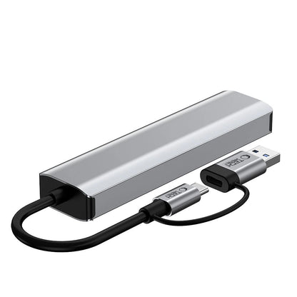 Tech-Protect HB03 HUB Adapter 5in1 USB-C + USB2.0 + USB3.0 + RJ45 - gray_4