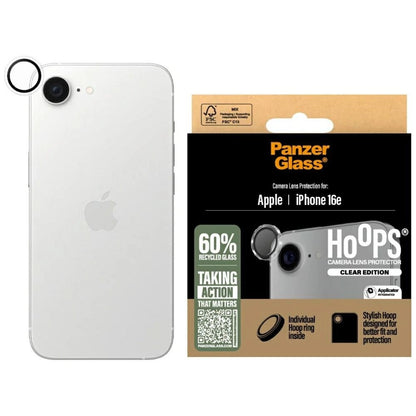 PanzerGlass Hoops Lens Protector for iPhone 16e - Clear Tempered Glass_0