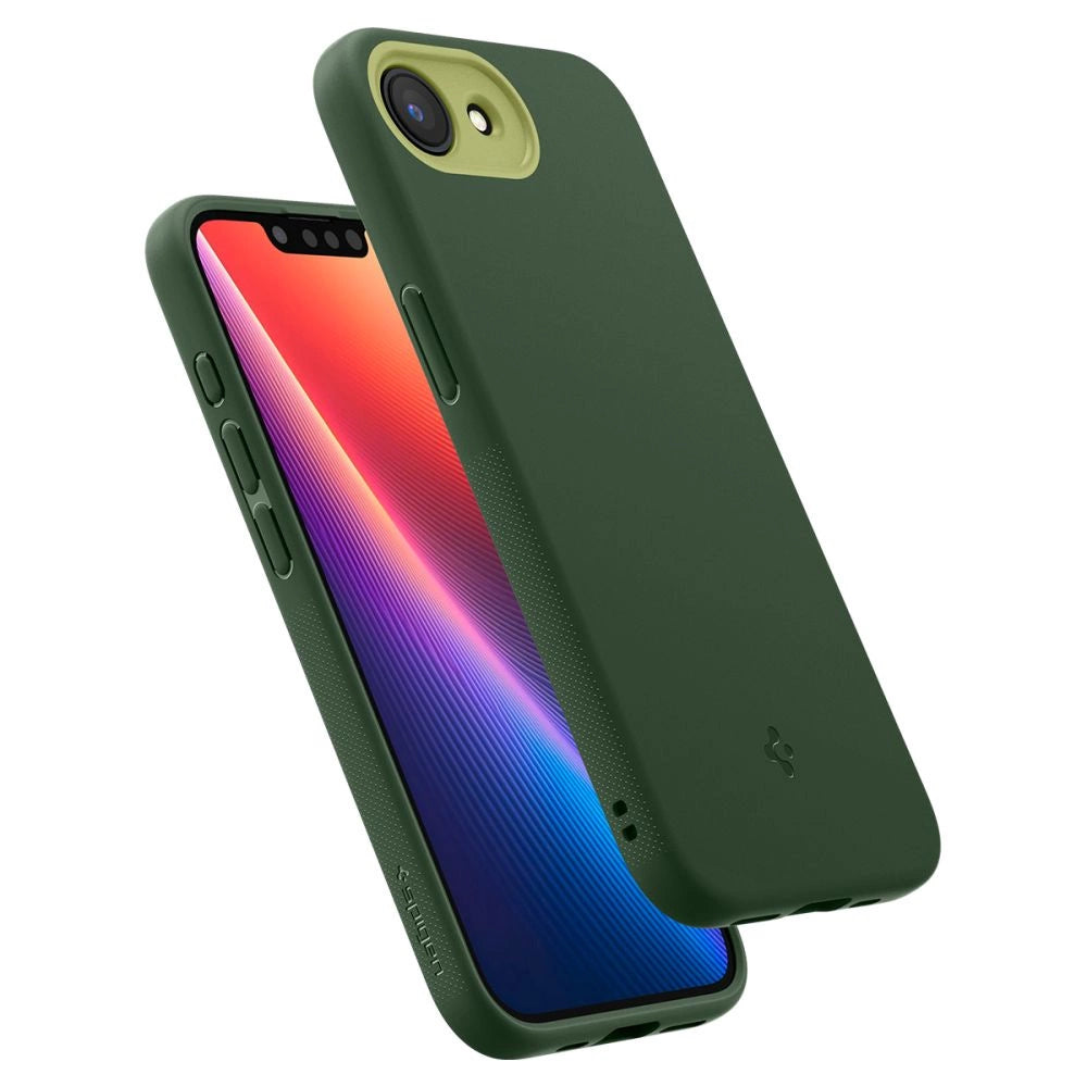 Spigen Nano Pop MagSafe iPhone 16e Case - Matte Green_7