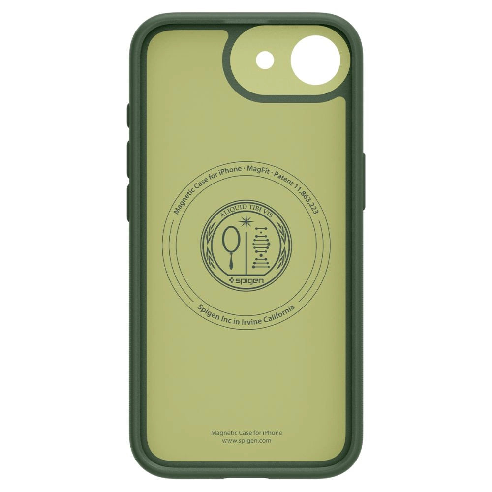 Spigen Nano Pop MagSafe iPhone 16e Case - Matte Green_8