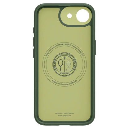 Spigen Nano Pop MagSafe iPhone 16e Case - Matte Green_8