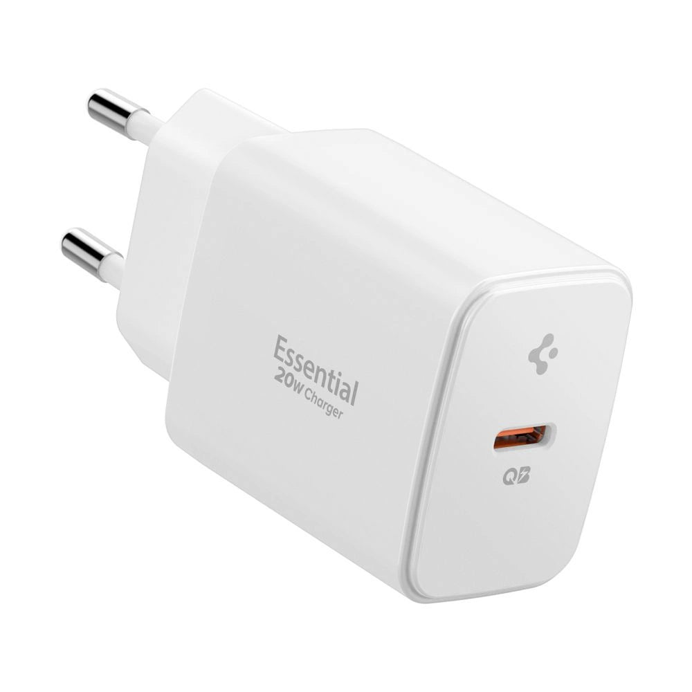Spigen Essential EE201EU USB-C 20W Wall Charger - White_0