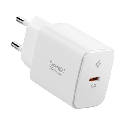 Spigen Essential EE201EU USB-C 20W Wall Charger - White_0