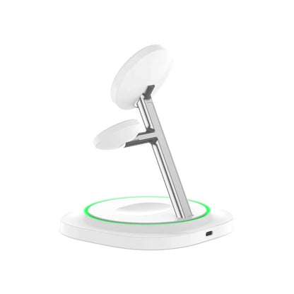 Tech-Protect QI15W-A46 3in1 Magnetic MagSafe Inductive Charger - White_5