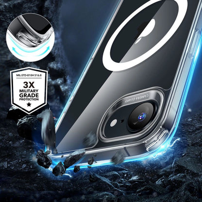 ESR Classic Hybrid Halolock MagSafe iPhone 16e Case - Clear_3