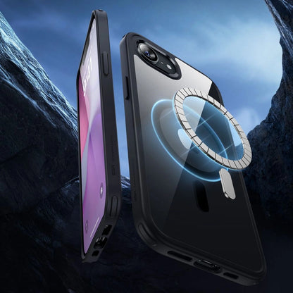 ESR Classic Hybrid Halolock MagSafe iPhone 16e Case - Clear-Black_1