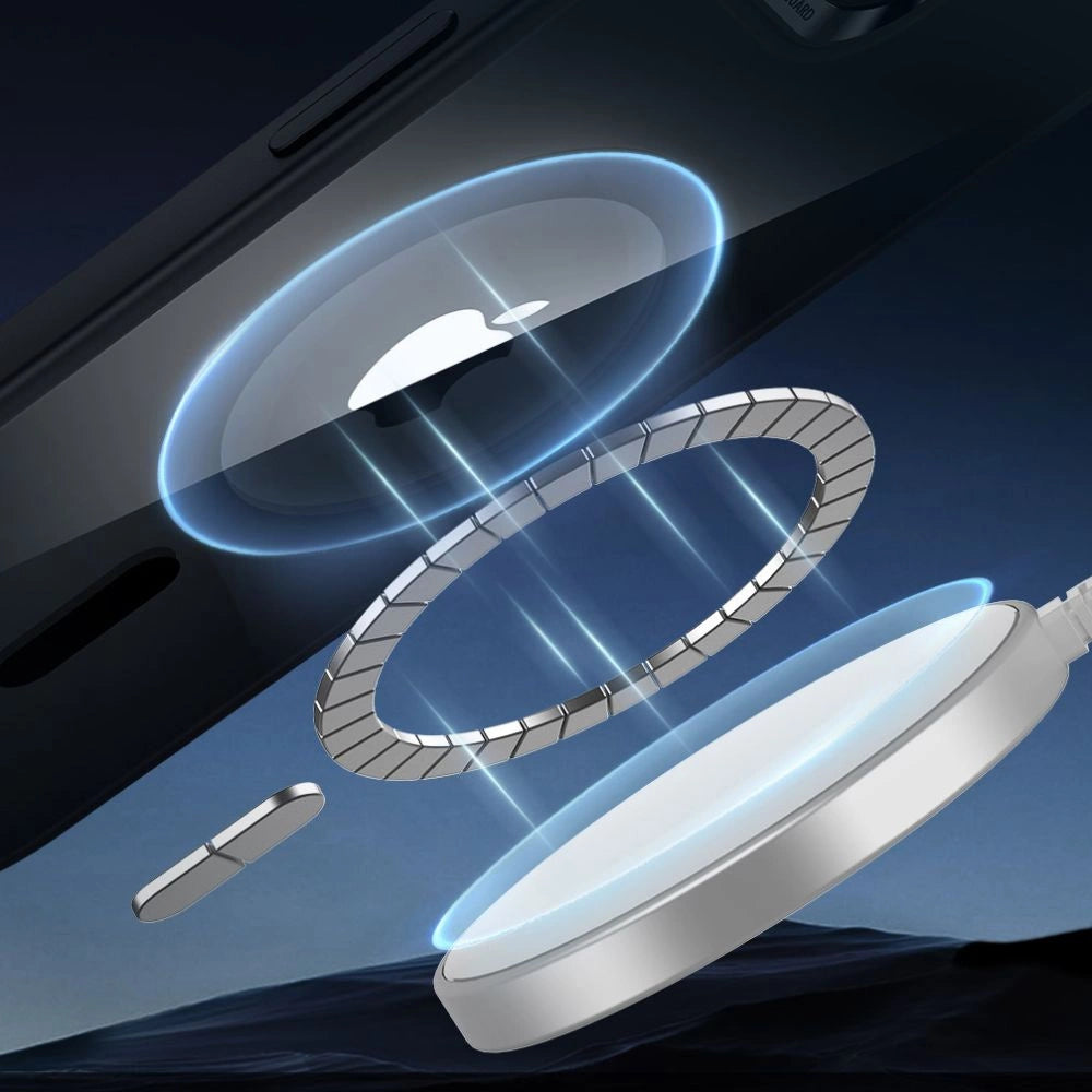 ESR Classic Hybrid Halolock MagSafe iPhone 16e Case - Clear-Black_2