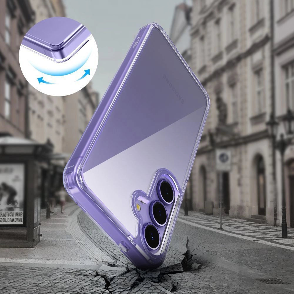 Tech-Protect FlexAir Hybrid Case for Samsung Galaxy A56 5G - Transparent_3