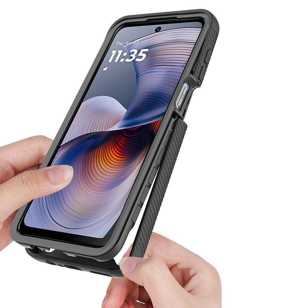 Tech-Protect Defense Case for Motorola Moto G15 / G15 Power / G05 / E15 - Black_1