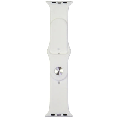 Audi Sport Red Logo Silicone Watch Strap for Apple Watch 44 / 45 / 46 / 49 mm - white_1