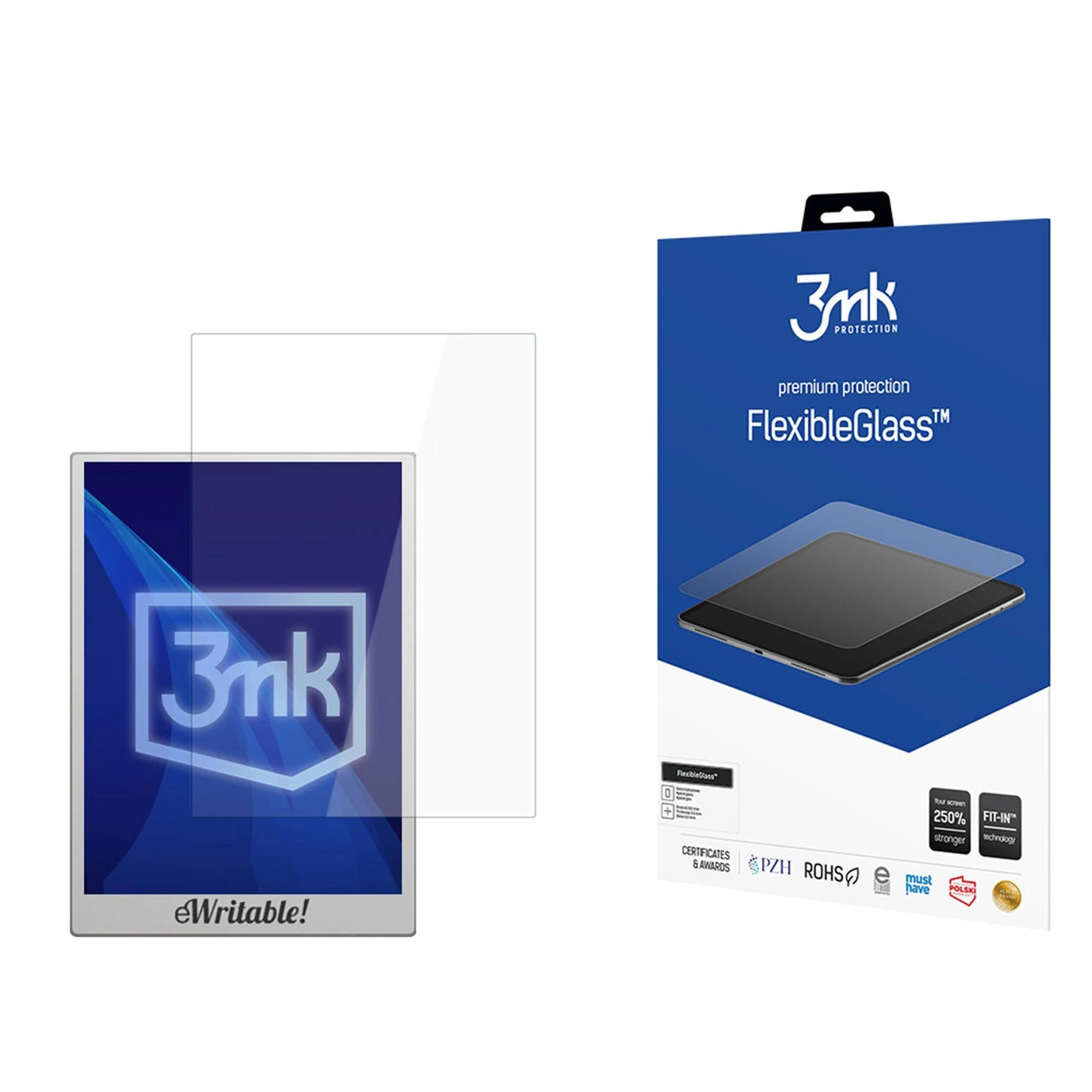 Hybrid glass 3mk FlexibleGlass on reMarkable Paper Pro_0