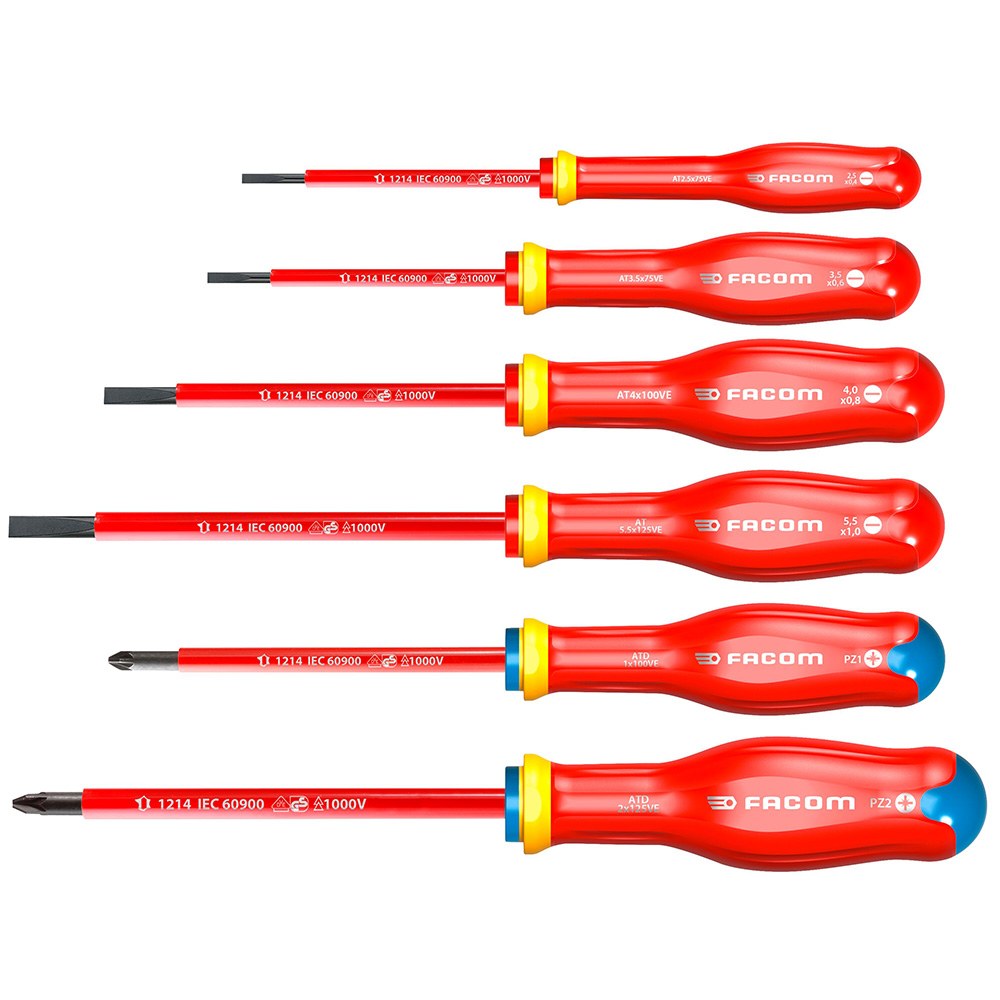 Chaves de fenda isoladas 1000v protwistÂ® plana/pz, jogo de 6 peÃ§as_0