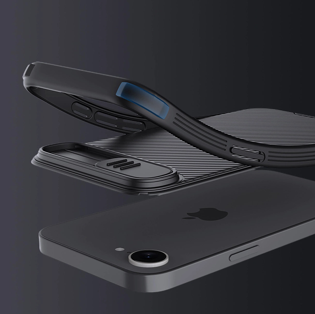 Nillkin CamShield Pro Magnetic Case for iPhone 16e - Black_9