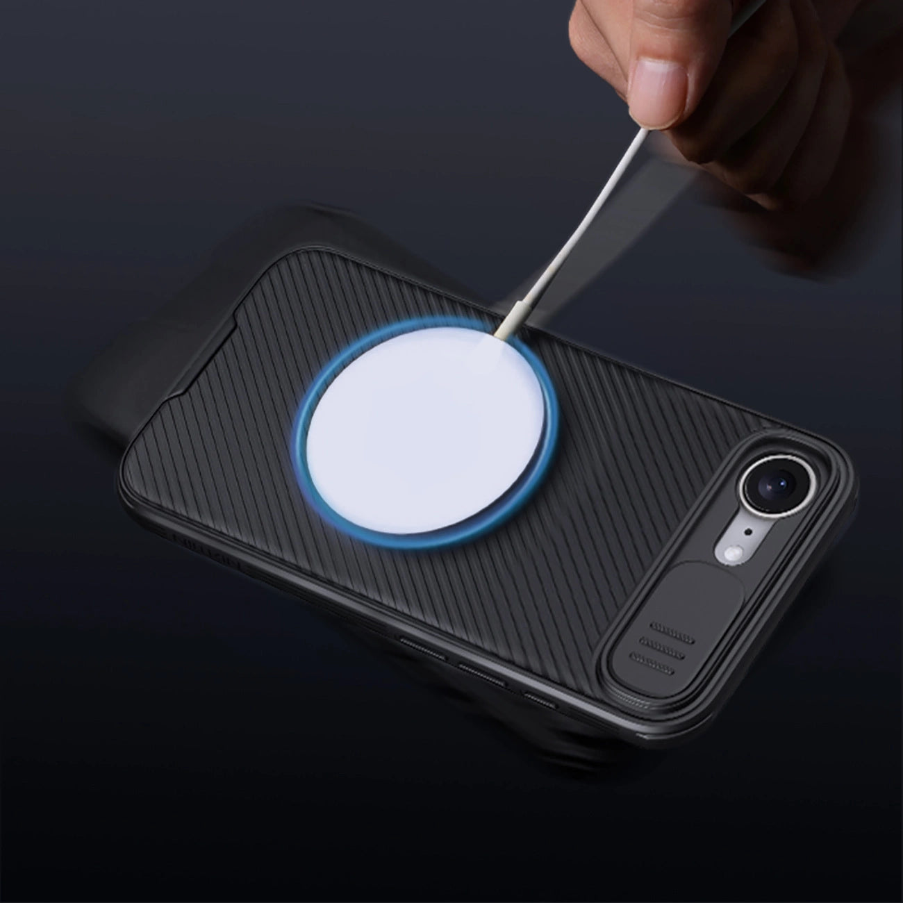 Nillkin CamShield Pro Magnetic Case for iPhone 16e - Black_14