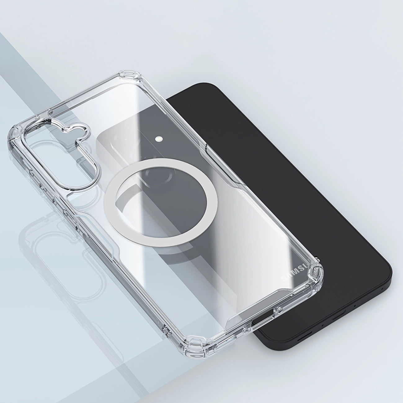 Nillkin Nature Pro Magnetic Case for Samsung Galaxy A56 5G - Transparent_8