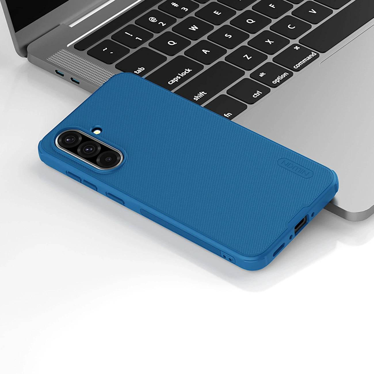 Nillkin Super Frosted Shield Pro Case for Samsung Galaxy A36 5G - Blue_6