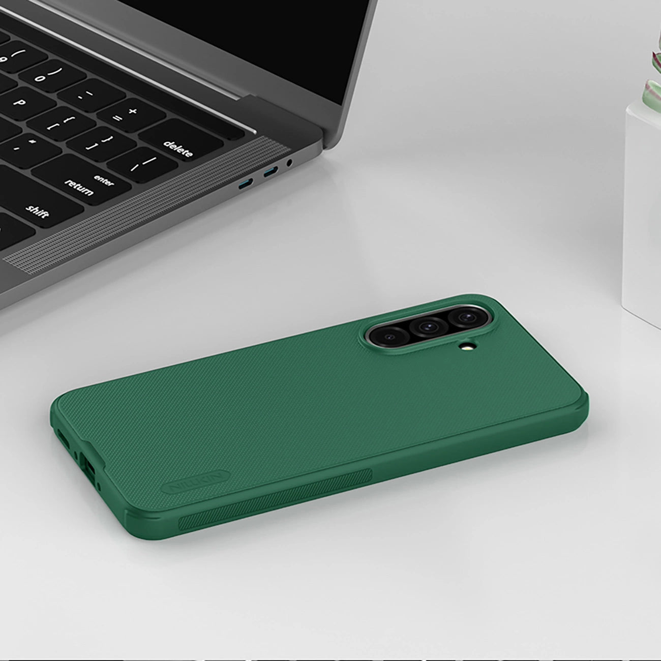 Nillkin Super Frosted Shield Pro Case for Samsung Galaxy A36 5G - Green_6