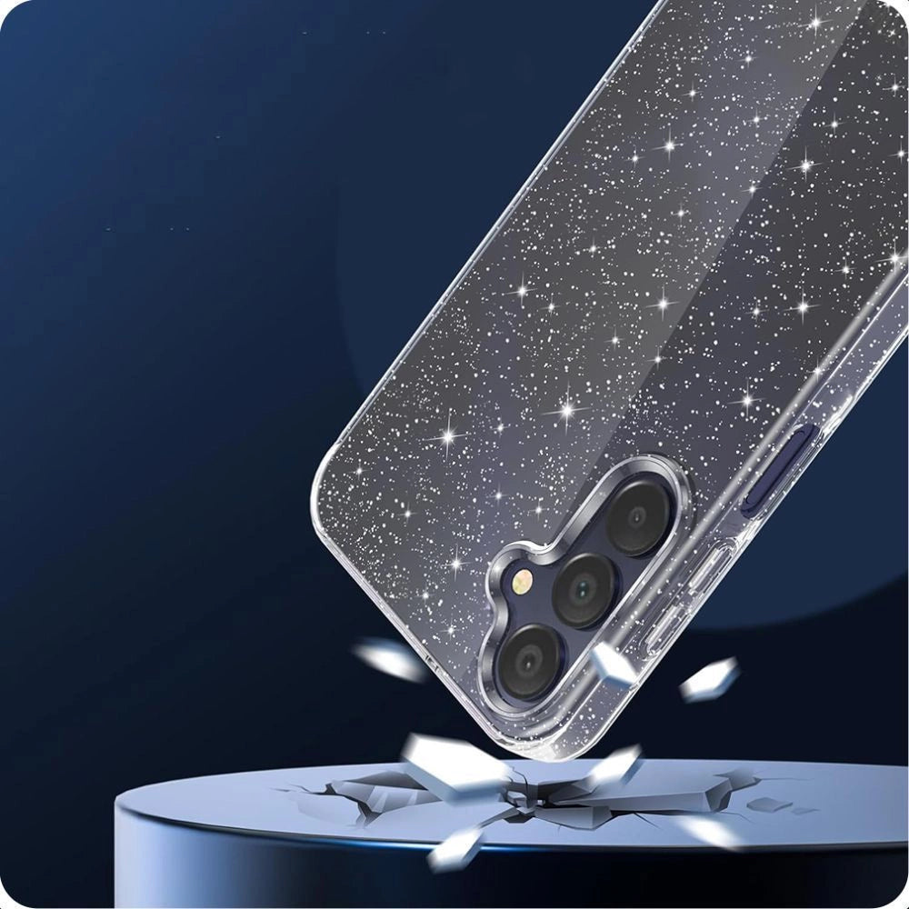 Tech-Protect FlexAir Case for Samsung Galaxy A56 5G - Clear Glitter_2