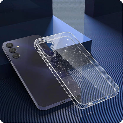 Tech-Protect FlexAir Case for Samsung Galaxy A56 5G - Clear Glitter_3