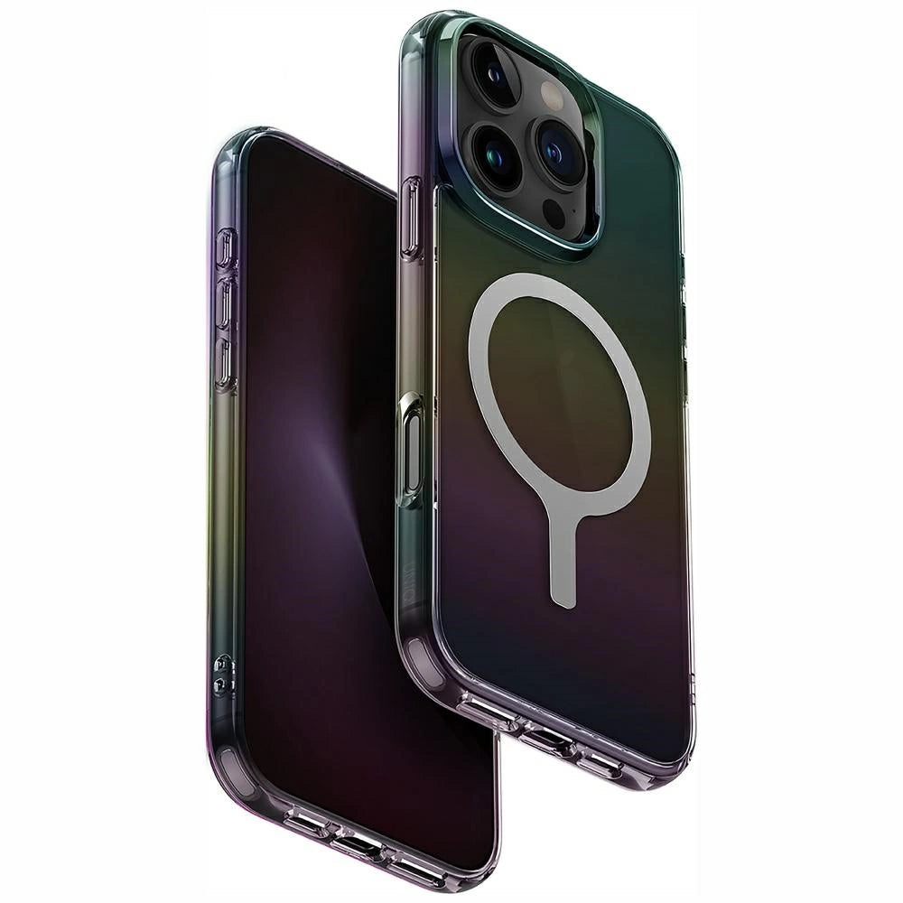 Uniq Iridescia Magclick Charging Case for iPhone 16 Pro - Black_0