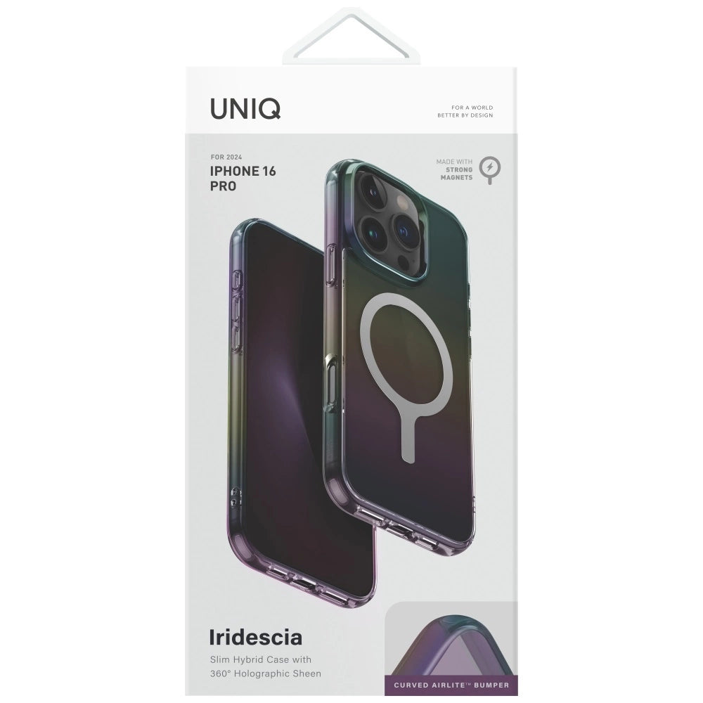 Uniq Iridescia Magclick Charging Case for iPhone 16 Pro - Black_3