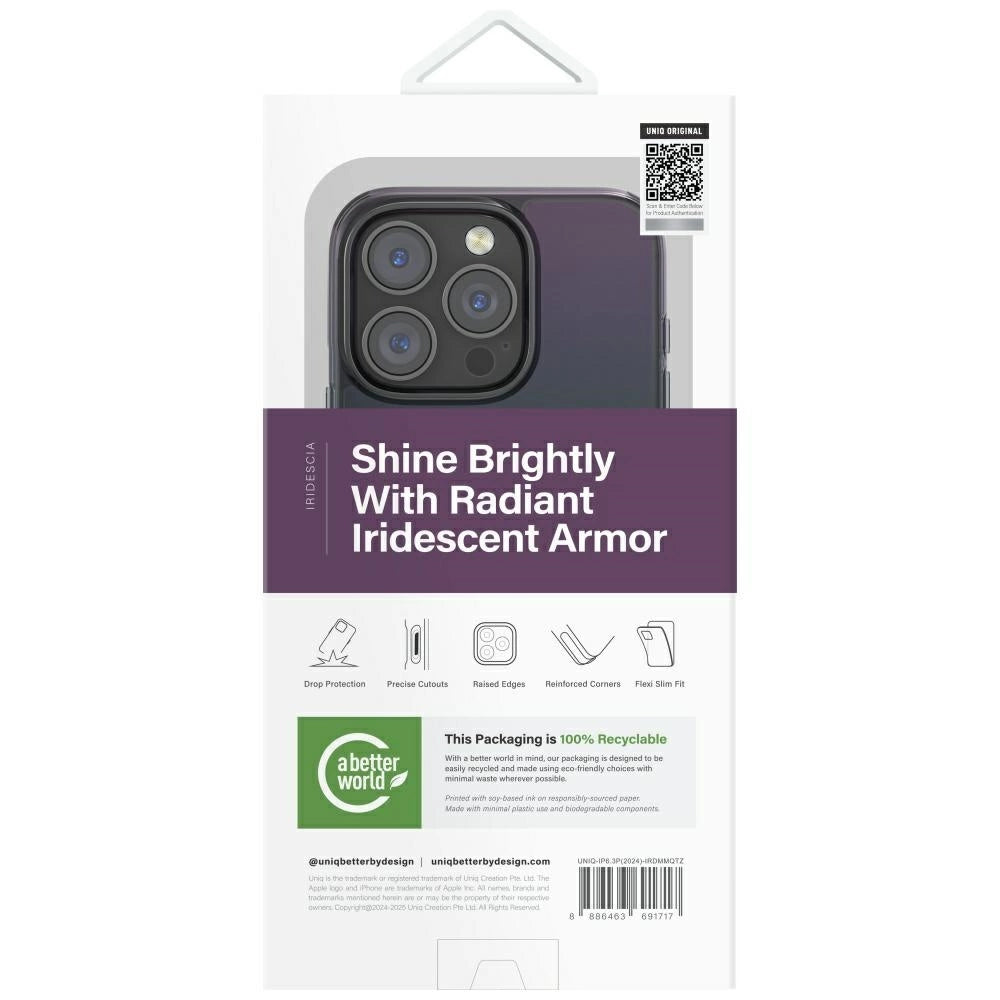 Uniq Iridescia Magclick Charging Case for iPhone 16 Pro - Black_4