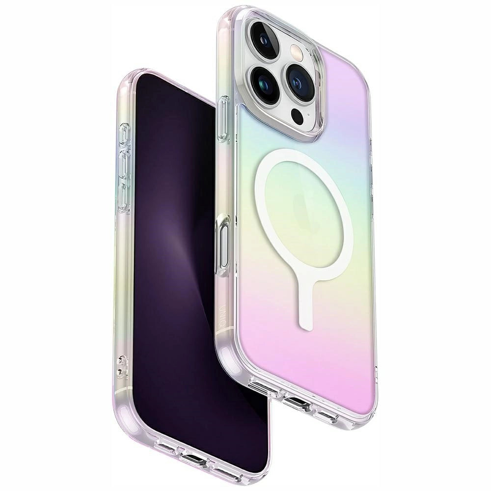 Uniq Iridescia Magclick Charging Case for iPhone 16 Pro Max - Multicolor_0