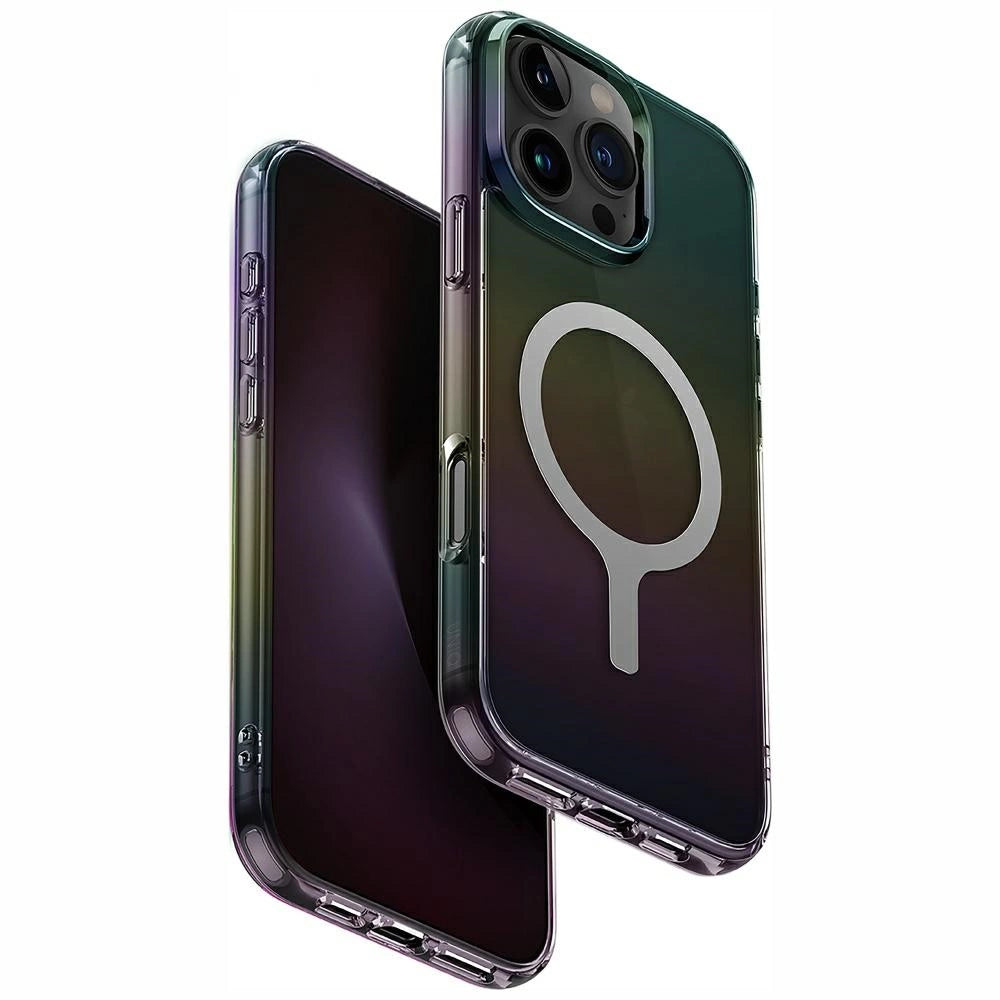 Uniq Iridescia Magclick Charging Case for iPhone 16 Pro Max - Black_0