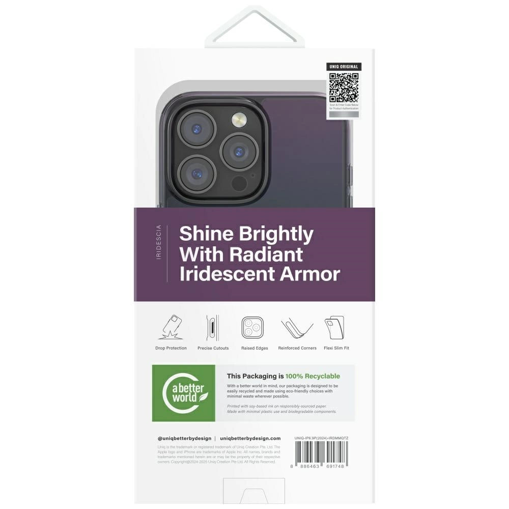 Uniq Iridescia Magclick Charging Case for iPhone 16 Pro Max - Black_4