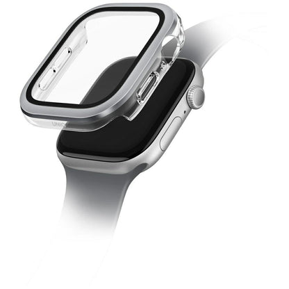 Uniq Voute Tempered Glass Case for Apple Watch 10 42 mm - Silver_0