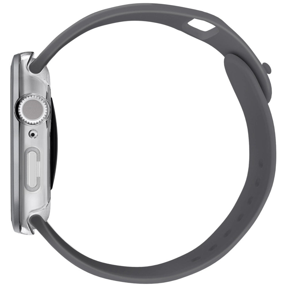 Uniq Voute Tempered Glass Case for Apple Watch 10 42 mm - Silver_2