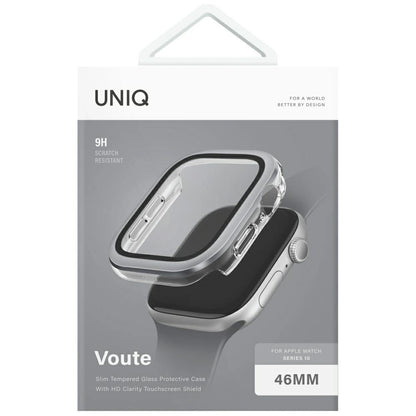 Uniq Voute tempered glass case for Apple Watch 10 46 mm - silver_4
