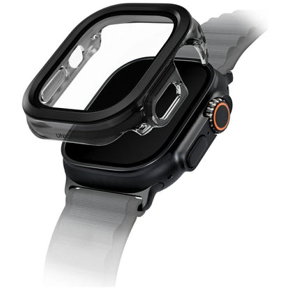 Uniq Voute Tempered Glass Case for Apple Watch Ultra 49mm - Black_0