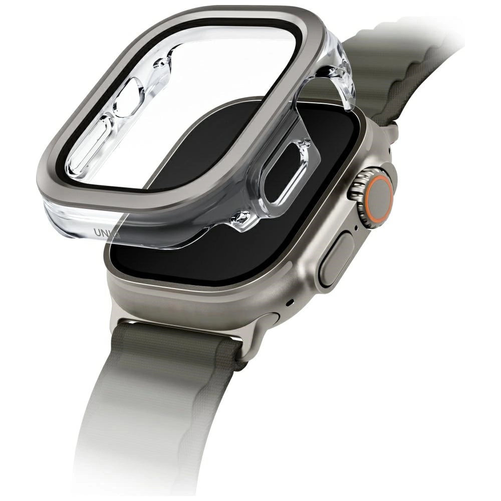 Uniq Voute case with tempered glass for Apple Watch Ultra 49 mm - silver_0