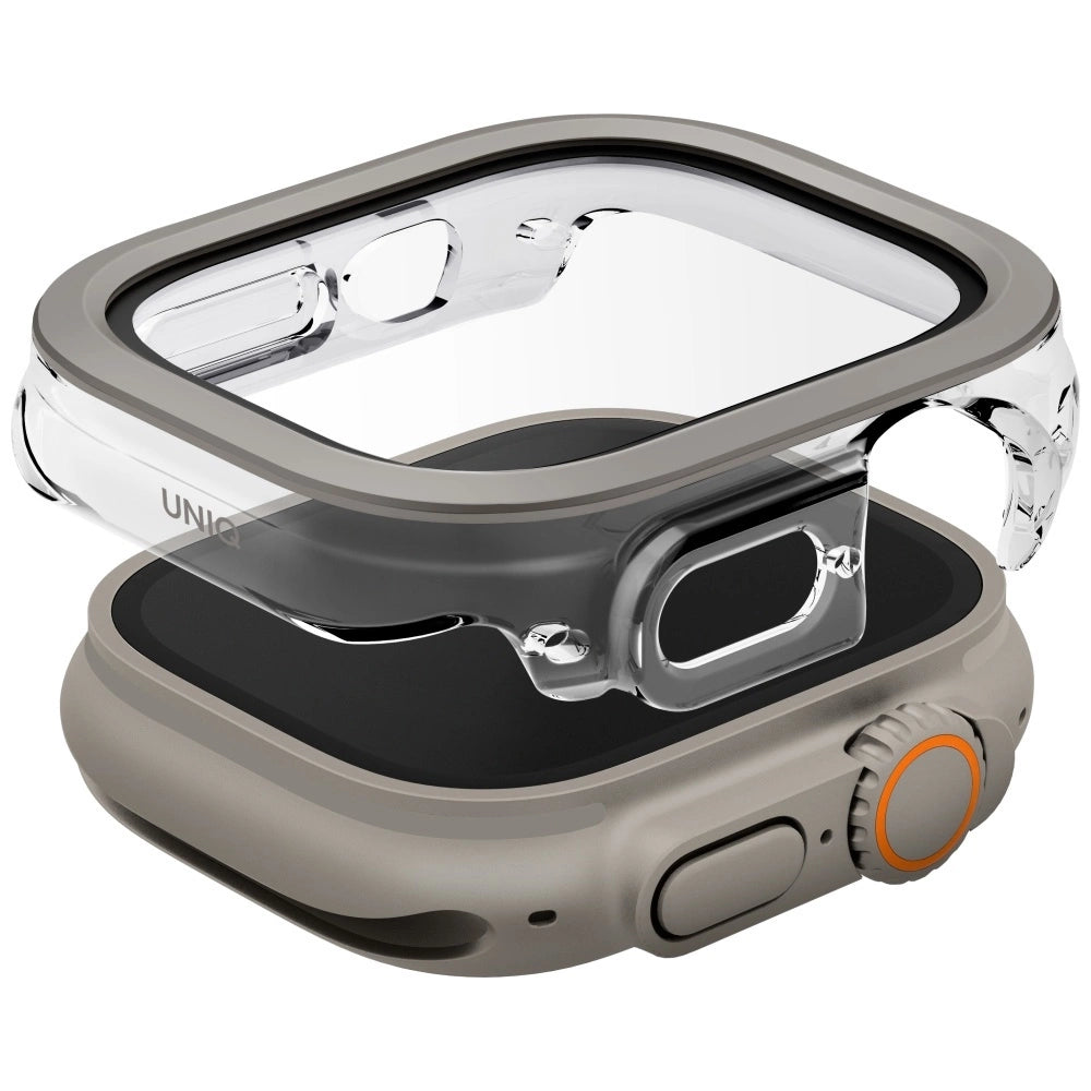 Uniq Voute case with tempered glass for Apple Watch Ultra 49 mm - silver_1