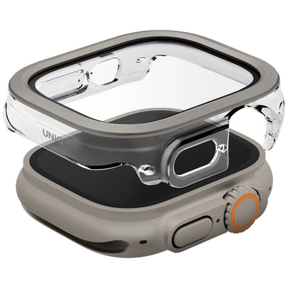 Uniq Voute case with tempered glass for Apple Watch Ultra 49 mm - silver_1