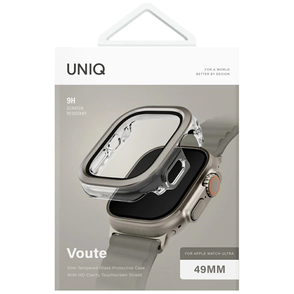 Uniq Voute case with tempered glass for Apple Watch Ultra 49 mm - silver_4