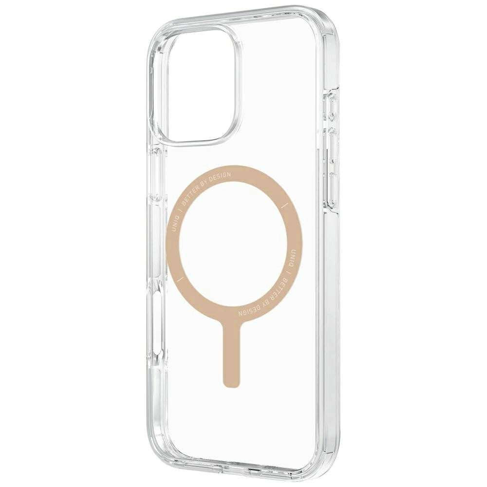 Uniq Clario Magclick Charging Case for iPhone 16 Pro - Transparent Gold_1