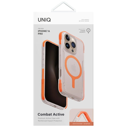 Uniq Combat Active Magclick Charging Case for iPhone 16 Pro - Orange_4