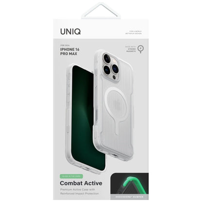 Uniq Combat Active Magclick Charging Case for iPhone 16 Pro Max - White_4