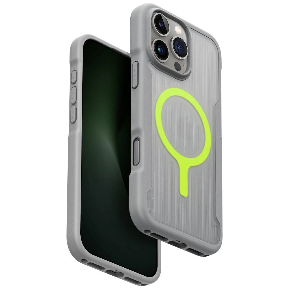 Uniq Combat Active Magclick Charging Case for iPhone 16 Pro Max - Gray_0