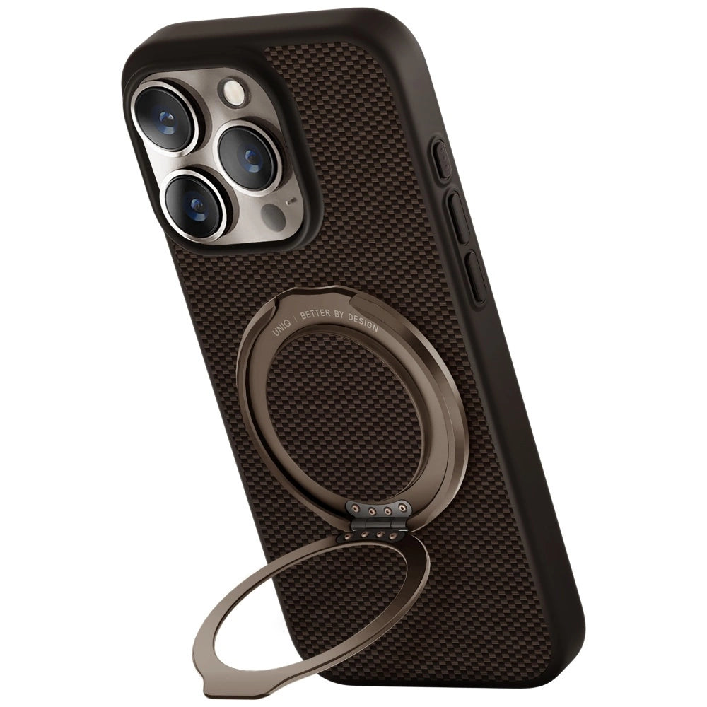 Uniq Keva Air Magclick Charging GripFit Case for iPhone 16 Pro - Brown_1