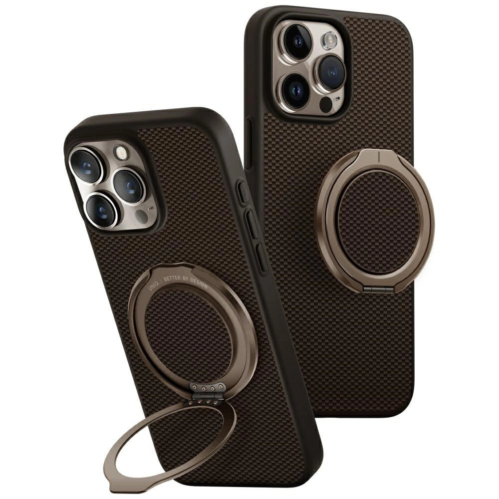 Uniq Keva Air Magclick Charging GripFit Case for iPhone 16 Pro Max - Brown_0